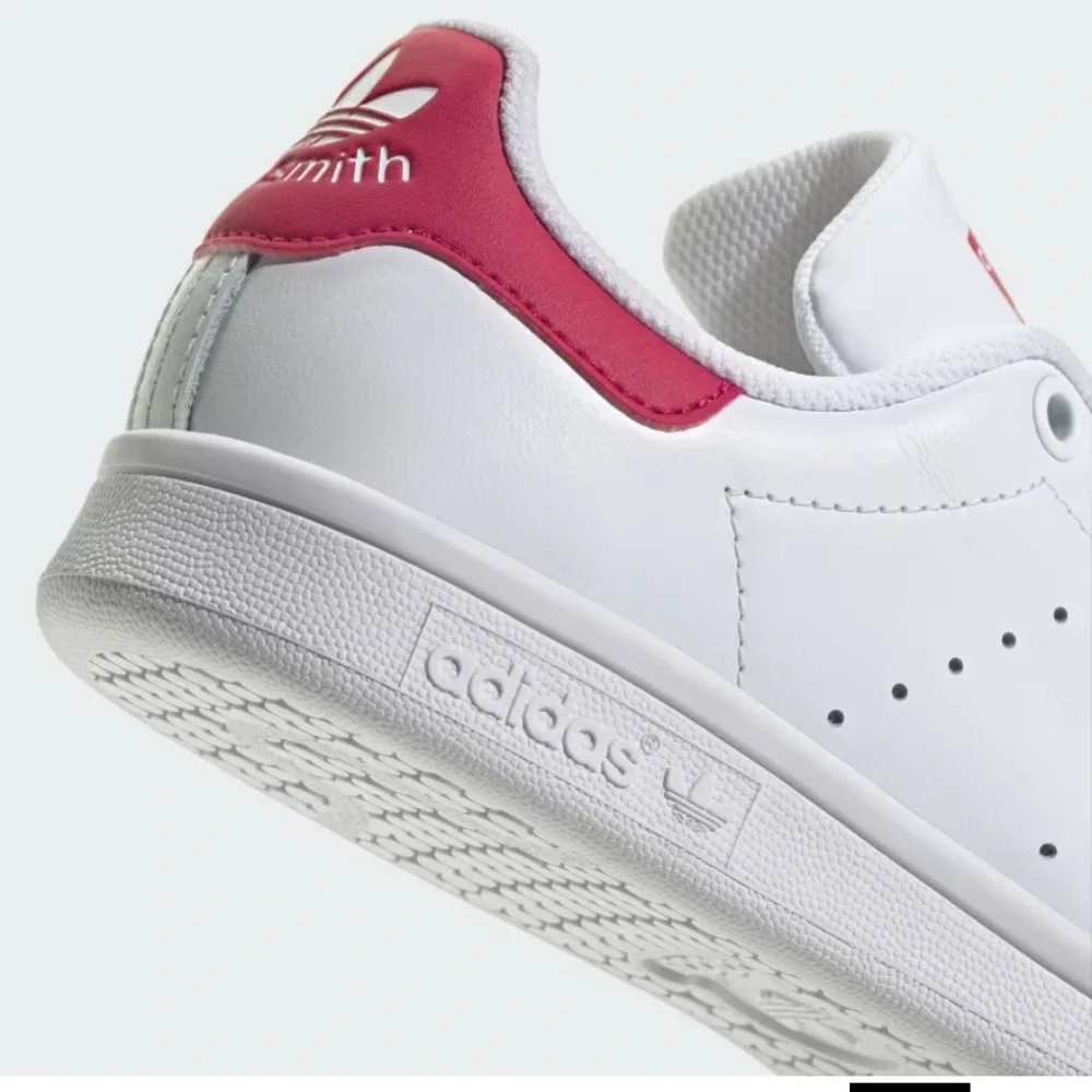 Adidas Stan smith White and Pink Sneakers